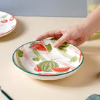 Watermelon Fruit Salad Plate 7.5 inch Nestasia
