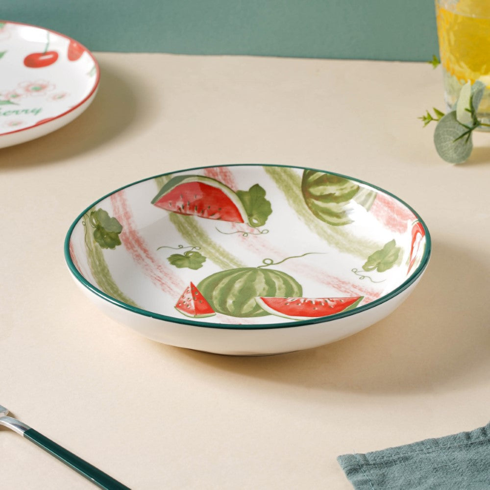 Watermelon Fruit Salad Plate 7.5 inch Nestasia