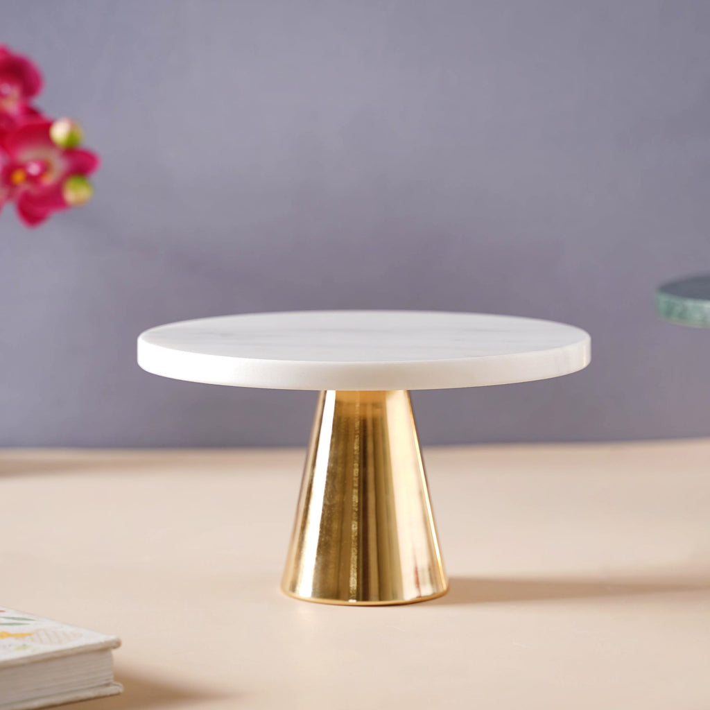 Marble Cake Stand 8 inch Nestasia