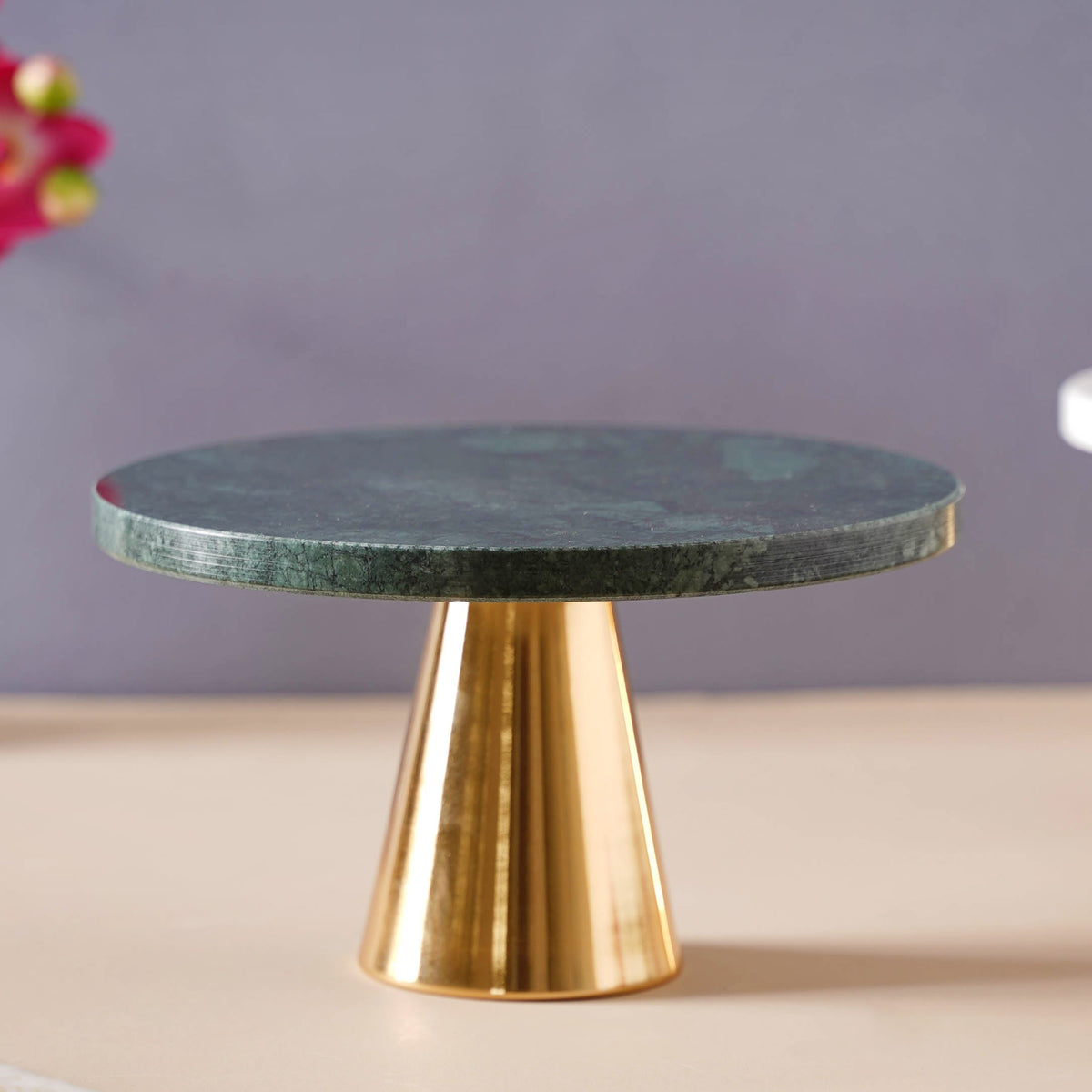 Marble Cake Stand 8 inch Nestasia