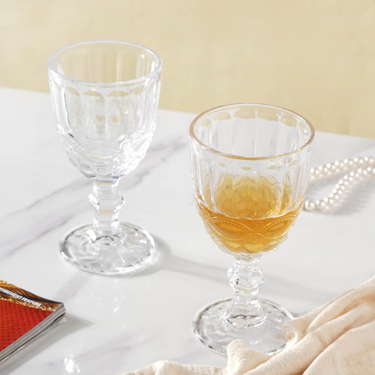 Red Wine Glass Set of 2 Nestasia