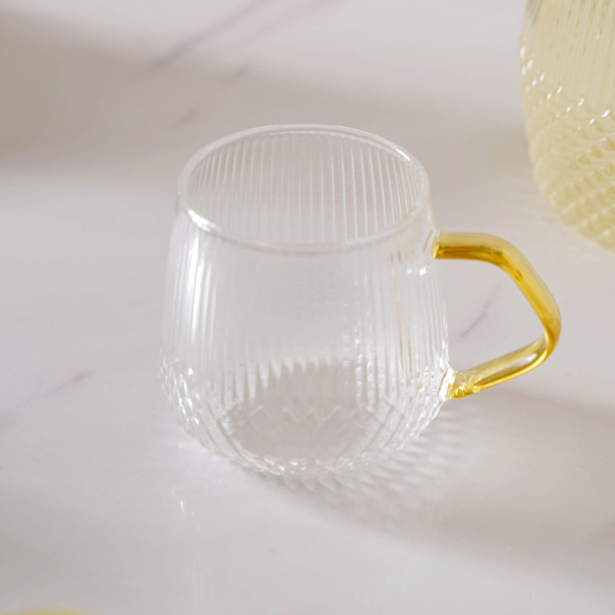 Classic Glass Tea Set of 5 Nestasia