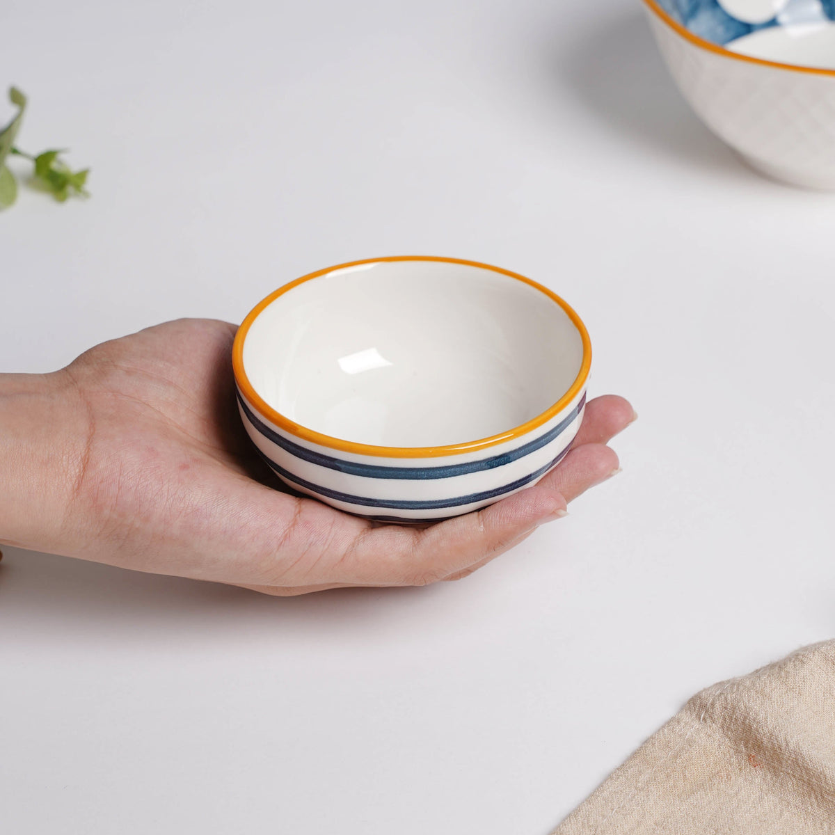 Nitori Spiral Ceramic Dip Bowl Nestasia