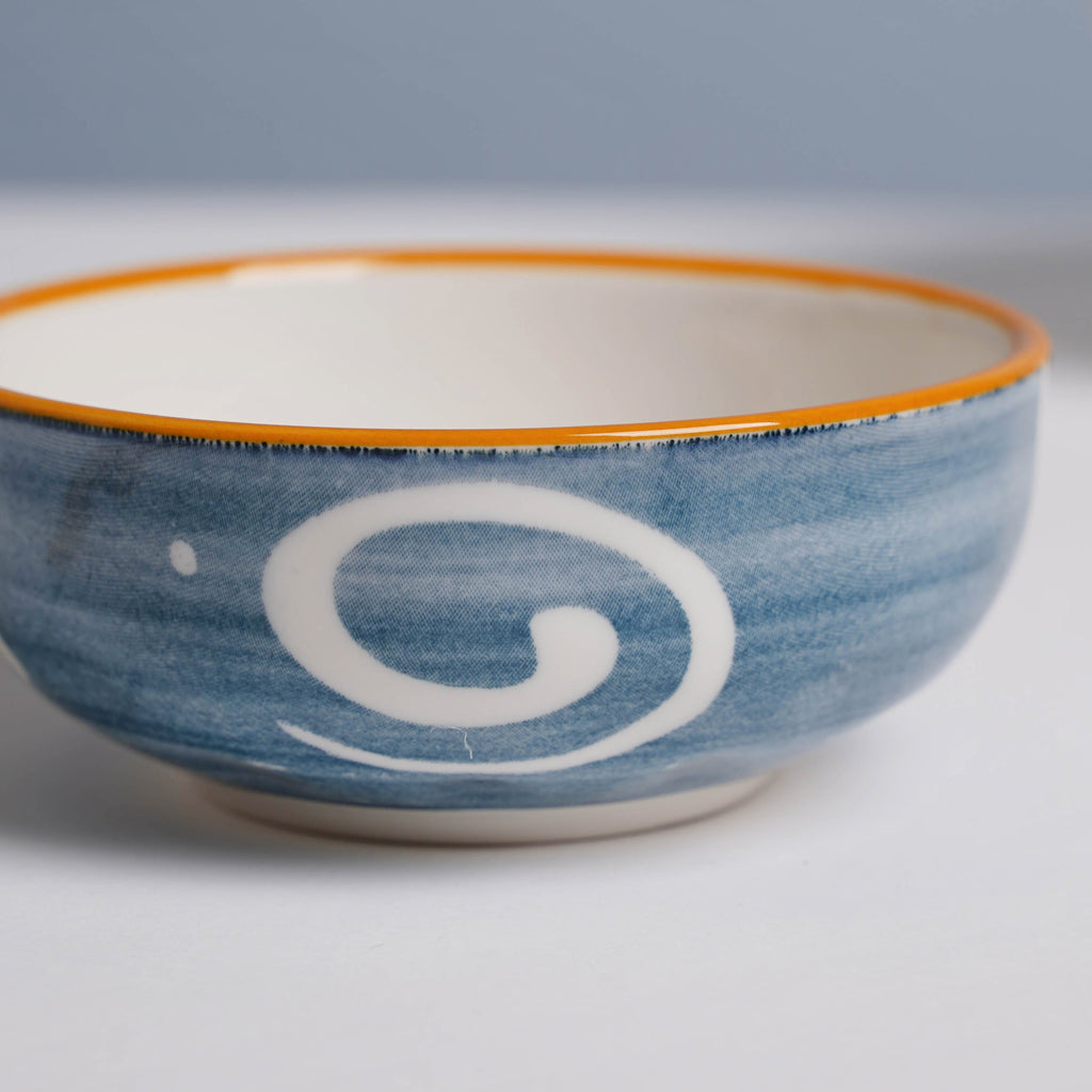 Nitori Swirl Ceramic Dip Bowl Nestasia