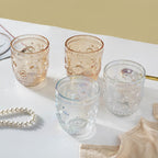 Vintage Drinking Glass Set of 2 Nestasia