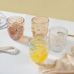 Vintage Drinking Glass Set of 2 Nestasia