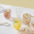 Vintage Drinking Glass Set of 2 Nestasia