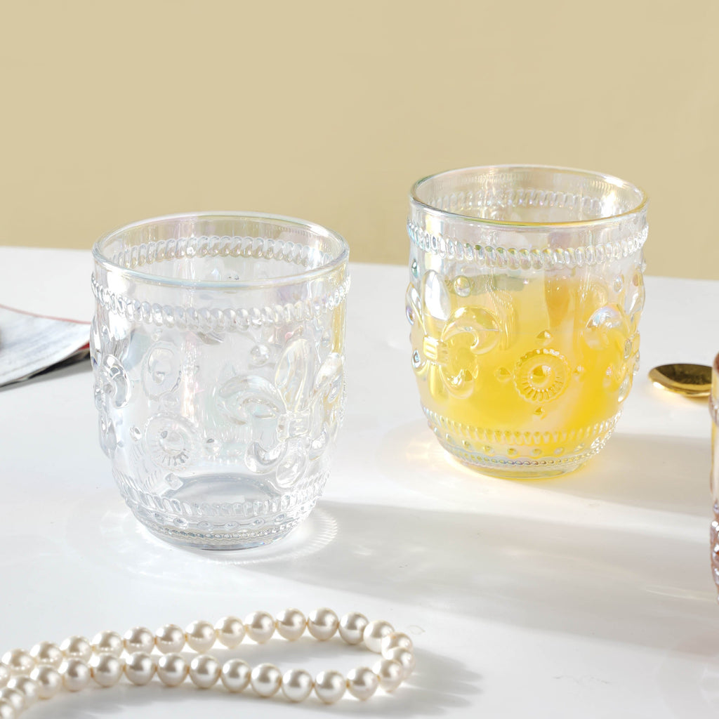 Vintage Drinking Glass Set of 2 Nestasia