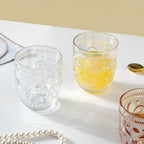 Vintage Drinking Glass Set of 2 Nestasia