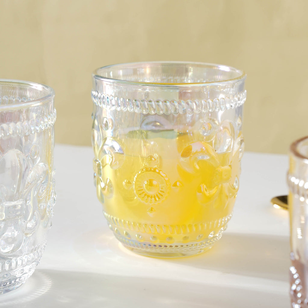 Vintage Drinking Glass Set of 2 Nestasia