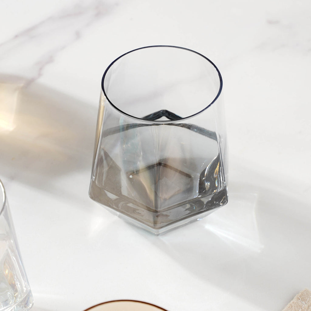 Hexagon Tumbler Glass Set of 2 Nestasia