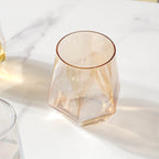 Hexagon Tumbler Glass Set of 2 Nestasia