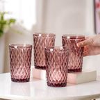 Mauve Orchid Water Cup Set of 4 Nestasia
