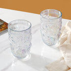Colored Drinking Glass Set of 2 Nestasia