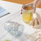 Colored Drinking Glass Set of 2 Nestasia
