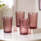 Mauve Orchid Water Cup Set of 4 Nestasia