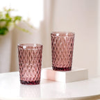 Mauve Orchid Water Cup Set of 4 Nestasia
