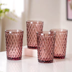 Mauve Orchid Water Cup Set of 4 Nestasia