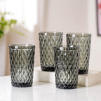 Grey Juice Glass Set of 4 Nestasia
