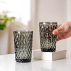 Grey Juice Glass Set of 4 Nestasia