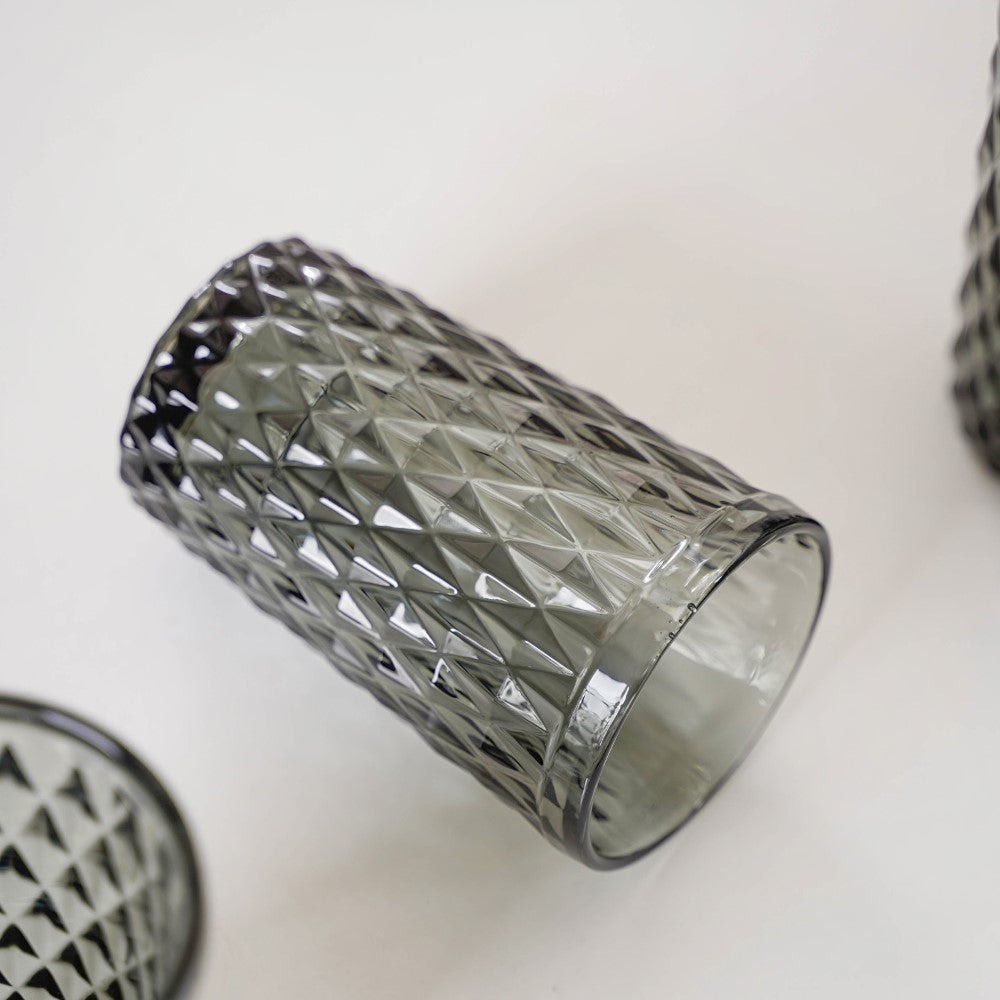 Grey Juice Glass Set of 4 Nestasia