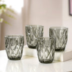 Embossed Drinkware Set of 4 Nestasia