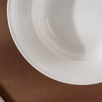 Riona Ceramic Pasta Plate White 8 Inch Nestasia