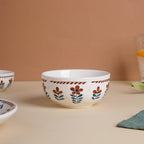 Carmella Floral Ceramic Dessert Bowl 250 ml Nestasia