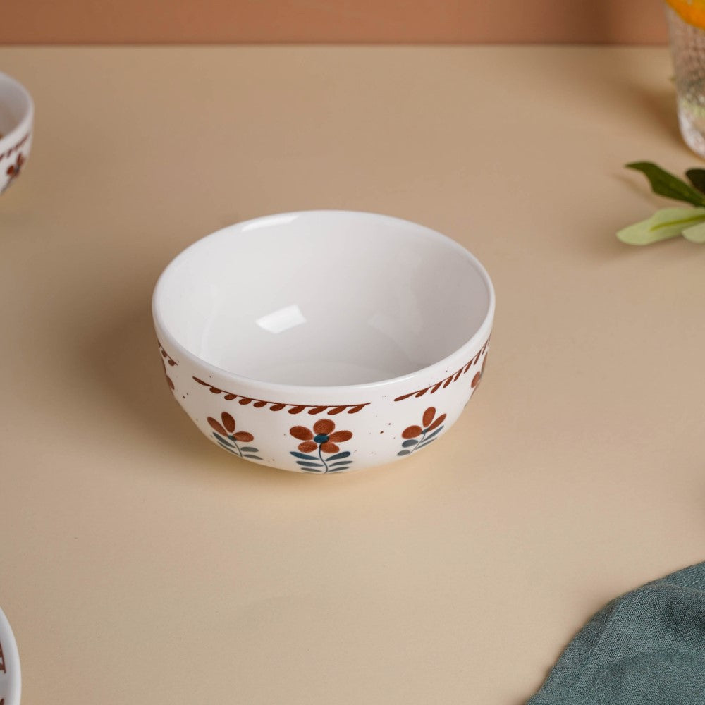 Carmella Floral Ceramic Dessert Bowl 250 ml Nestasia
