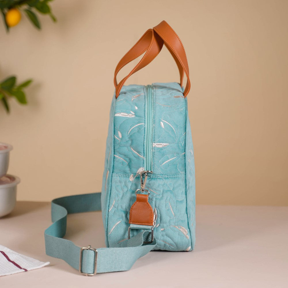 Insulated Tiffin Bag Light Blue Nestasia