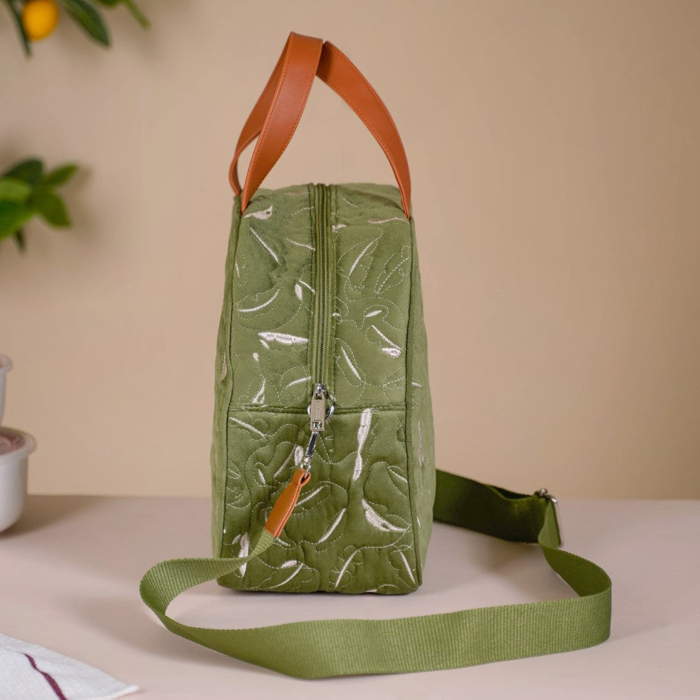 Insulated Lunch Bag For Office Green Nestasia