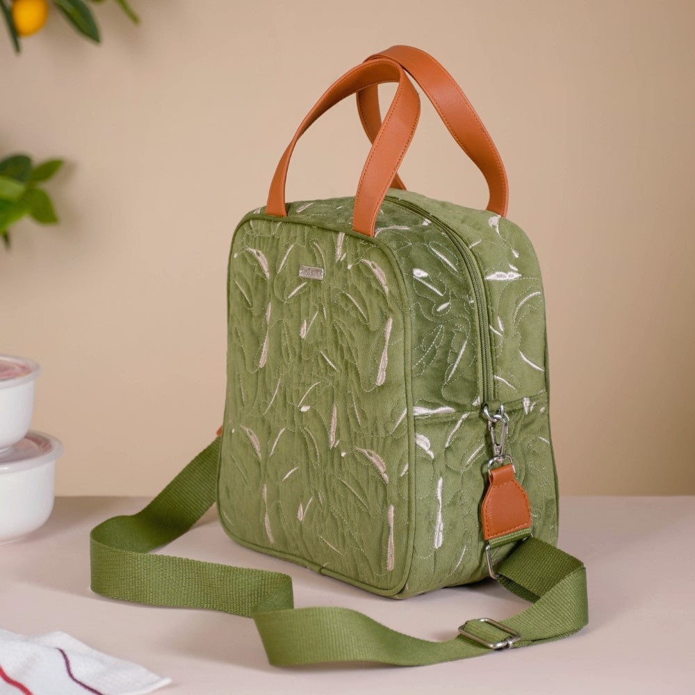 Insulated Lunch Bag For Office Green Nestasia