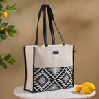 Nahua Canvas Magazine Tote Bag Small 12 x 10 Inch Nestasia