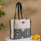 Nahua Canvas Magazine Tote Bag Small 12 x 10 Inch Nestasia