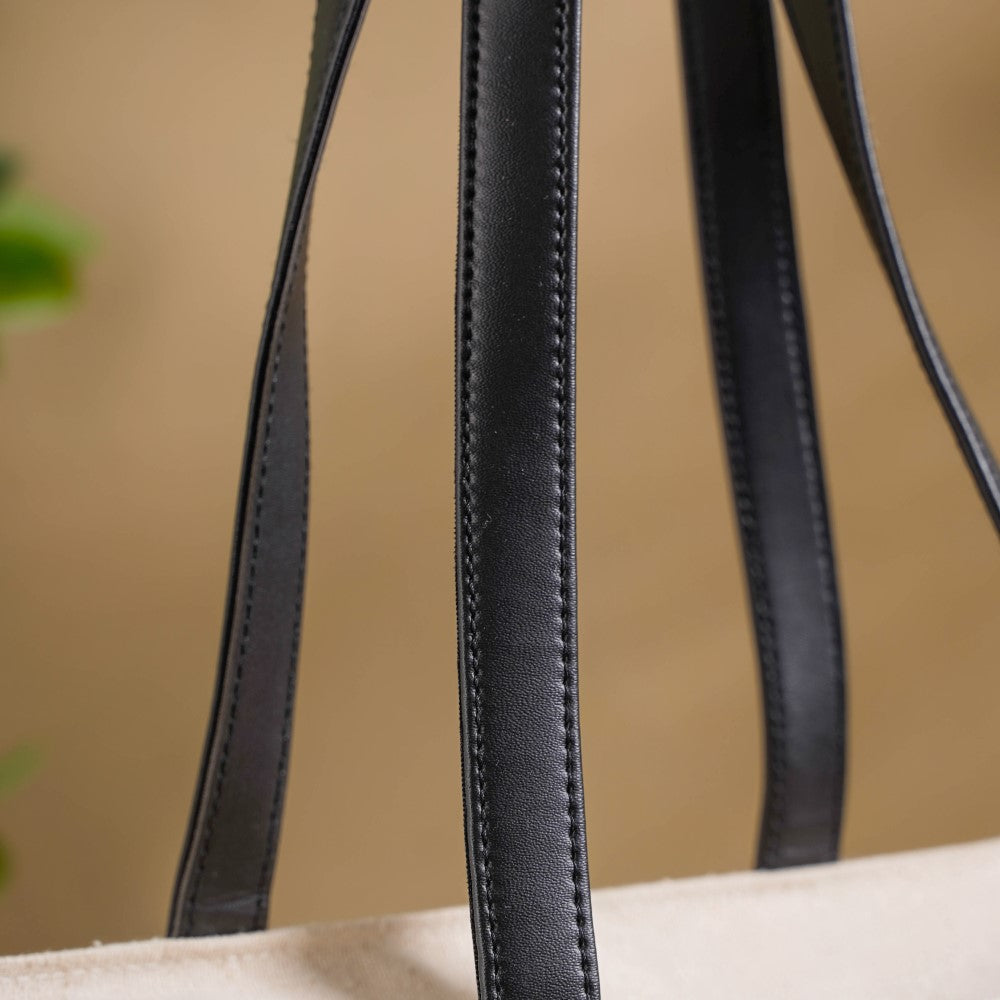 Nahua Canvas Magazine Tote Bag Set Of 2 Nestasia