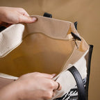 Nahua Canvas Magazine Tote Bag Set Of 2 Nestasia