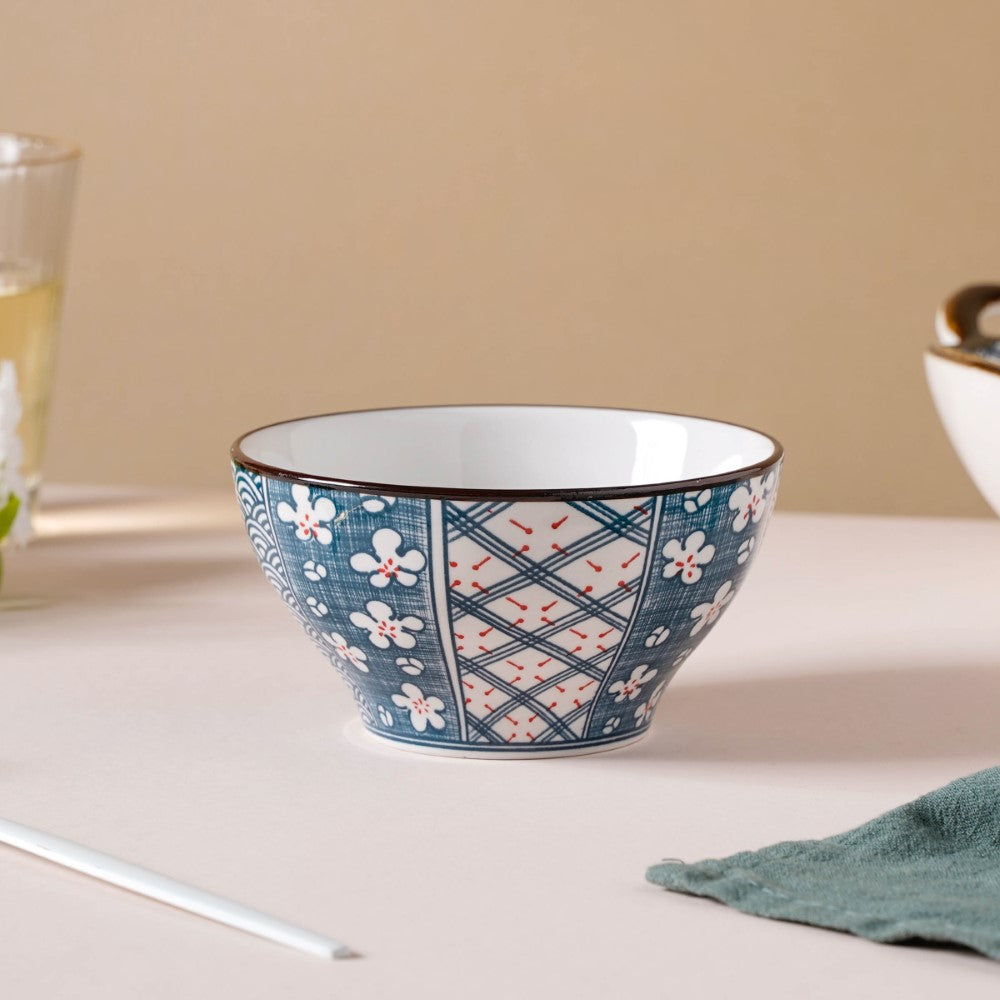 Floral Snack Bowl Set Of 4 With Gift Box Nestasia