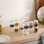 Glass Airtight Container Set Of 16 100ml Nestasia