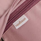 Quilted Leaf Pattern Bed Cover King Size Pink Nestasia