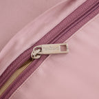 Quilted Leaf Pattern Bed Cover King Size Pink Nestasia