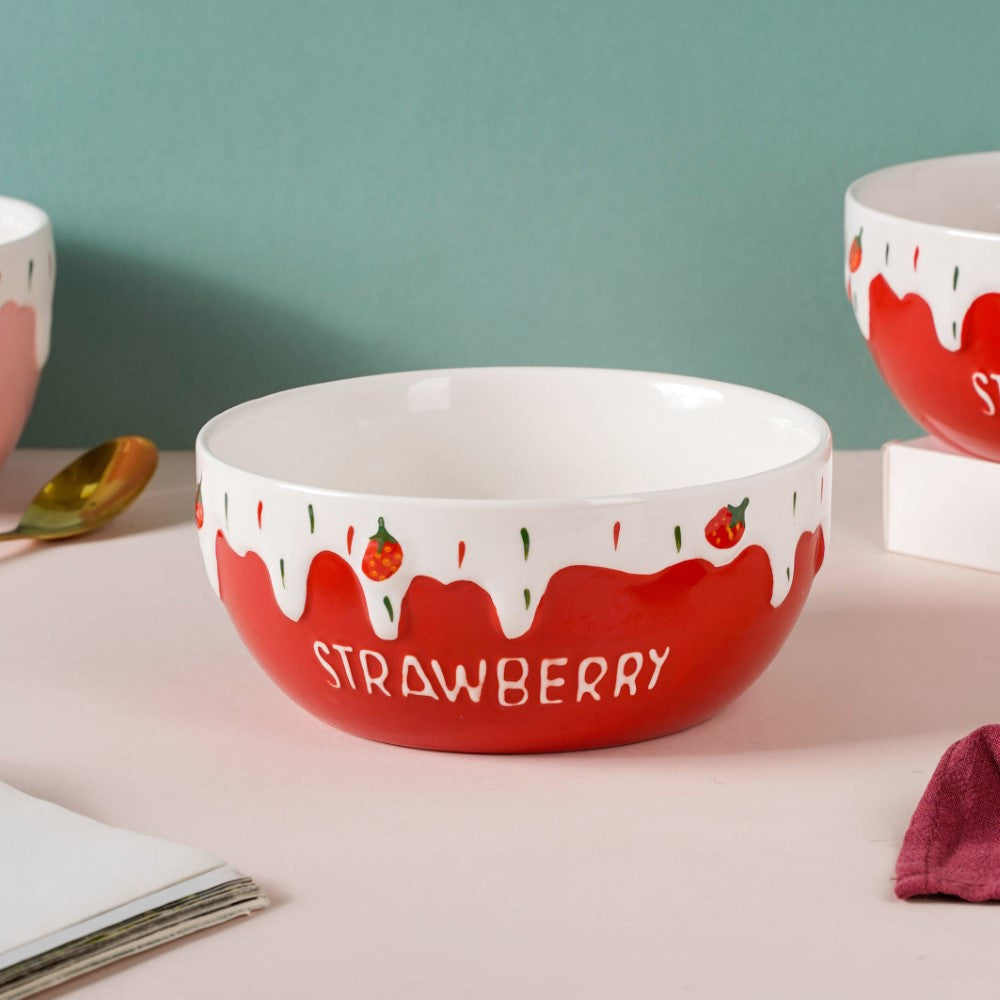 Strawberry Serving Bowl Nestasia
