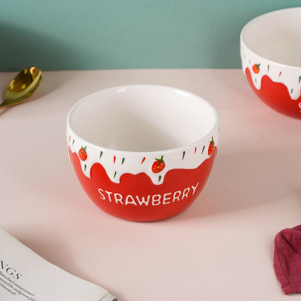 Strawberry Serving Bowl Nestasia