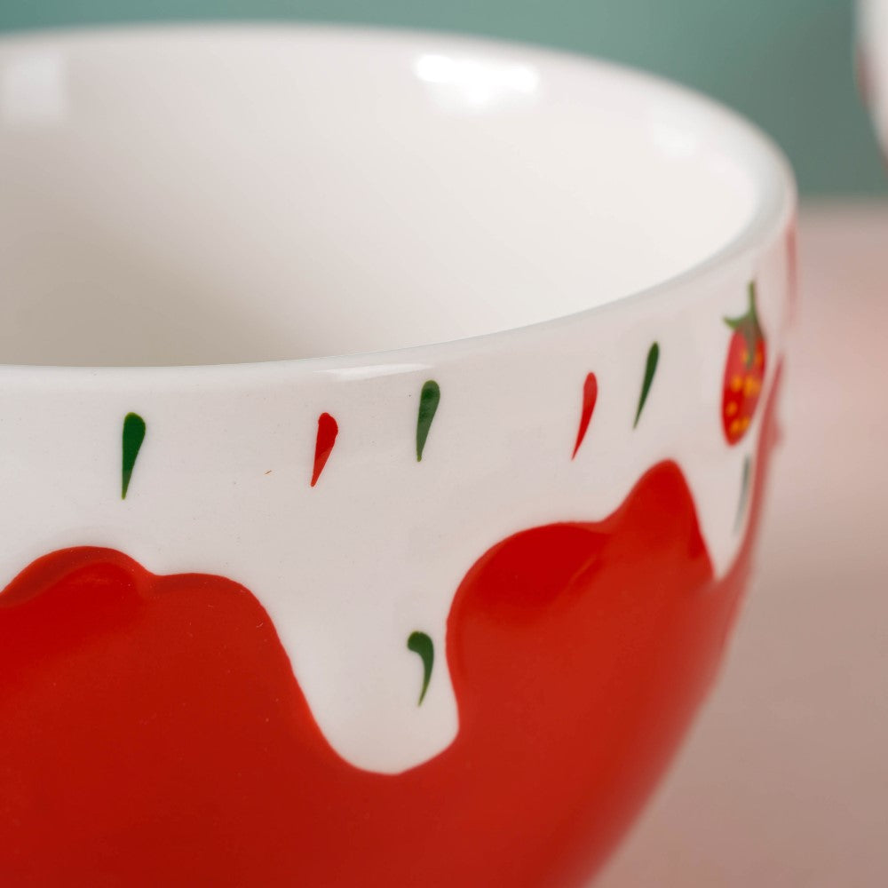 Strawberry Serving Bowl Nestasia