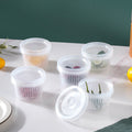 Food Storage Box With Strainer Set Of 5 Nestasia