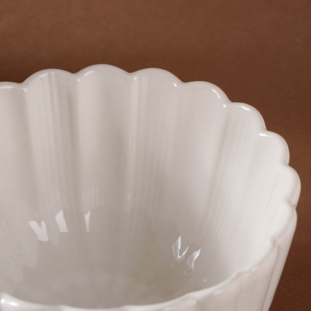 Ocean Snack Bowl White 500ml Nestasia