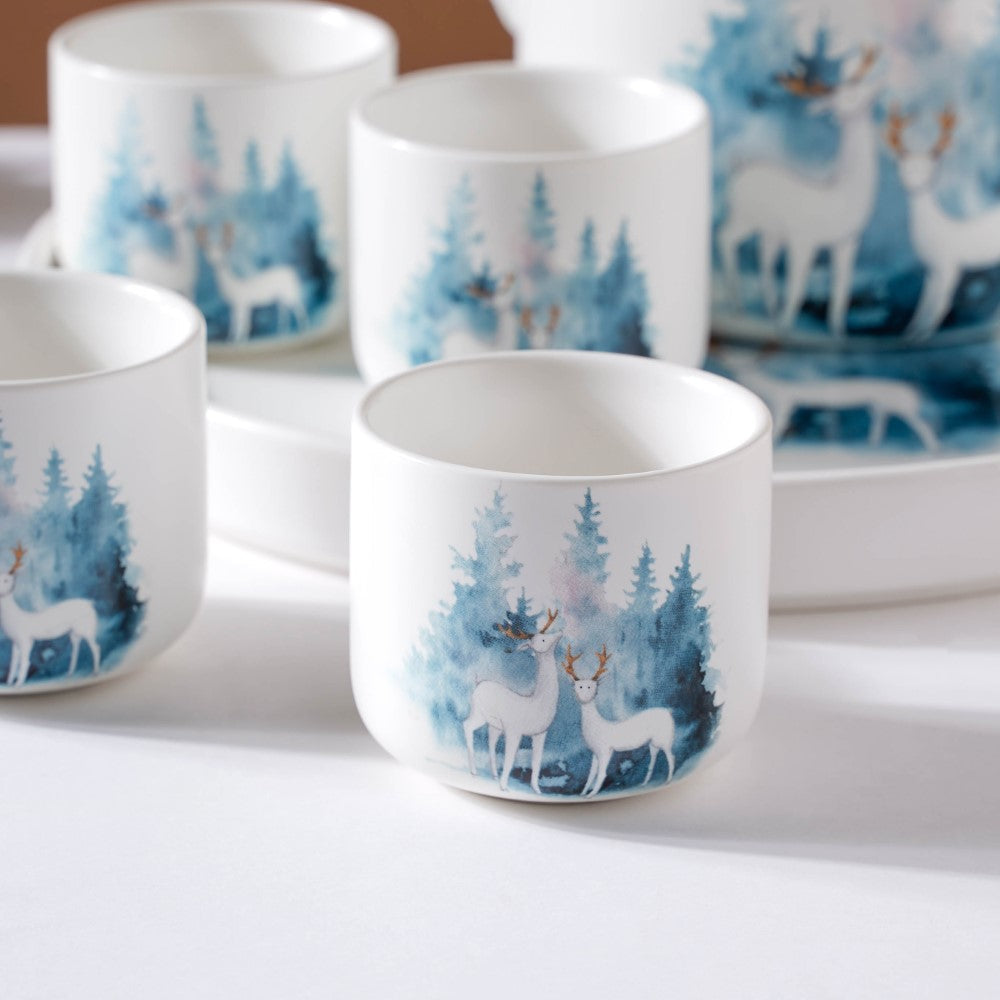 White Teapot Set Nestasia