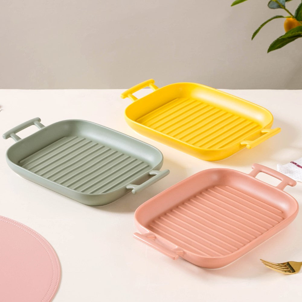 Baking Plate with Handle Nestasia