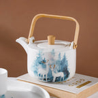 White Teapot Set Nestasia
