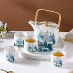 White Teapot Set Nestasia