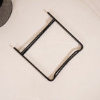 Modern Metal Floor Planter With Stand Black Set Of 2 Nestasia